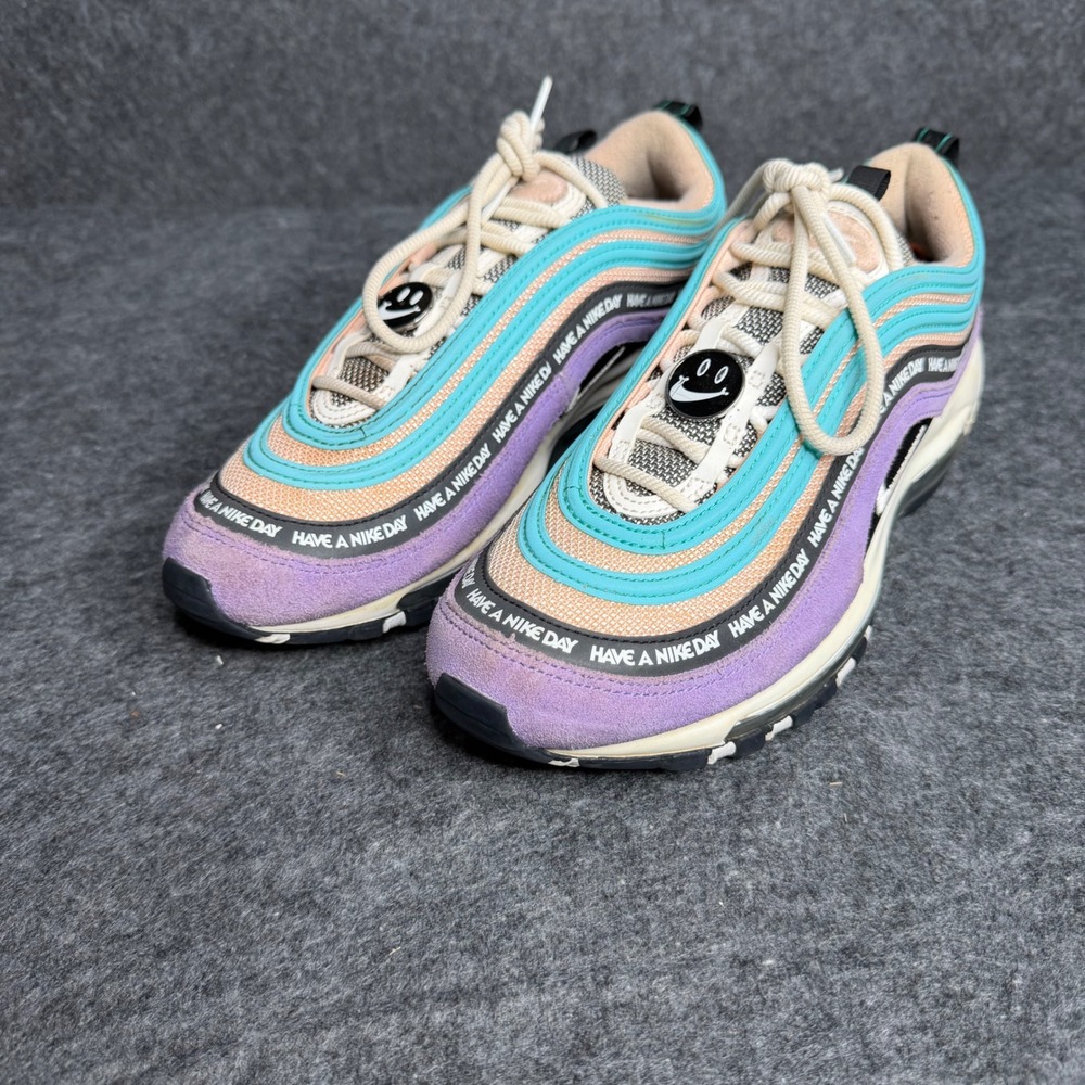Nike Air Max 97 Have A‎ Nike Day Space Purple Aqua BQ9130-500 Mens Size 8